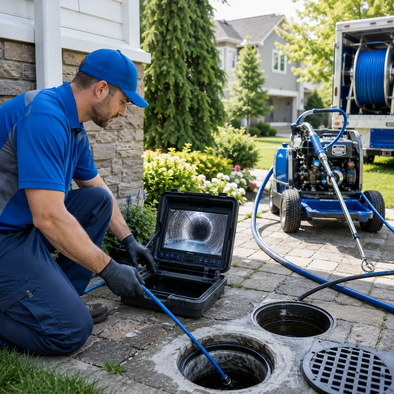 Outdoor drain cleaning professionals serving Mauston, WI